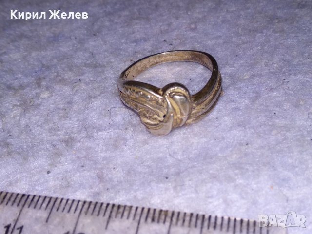 Стар СРЕБЪРЕН АРТ НУВО ПРЪСТЕН СРЕБРО 925 АНГЛИЯ МАЙСТОРСКА ХУДОЖЕСТВЕНА РЪЧНА ИЗРАБОТКА 38514, снимка 9 - Пръстени - 41451089