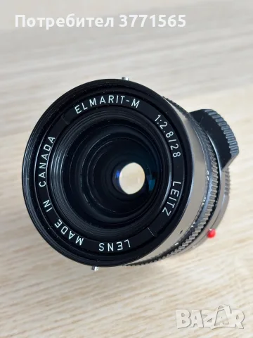 Обектив Leica Elmarit-M f-2.8/28, снимка 2 - Обективи и филтри - 56219829