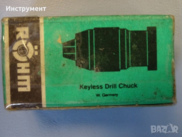 Патронник за бормашина ROHM SUPRA 0-8 B12 keyless dril chuck 0-5/16", снимка 12 - Други инструменти - 40164768