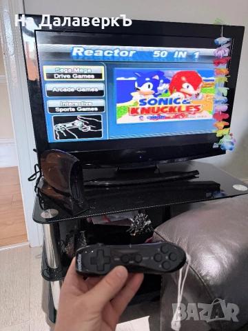 SEGA Reactor – Wireless Gaming Console – 50 вградени игри , снимка 7 - Други игри и конзоли - 52721505