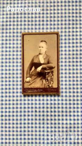 стара фотография  картон Варна
