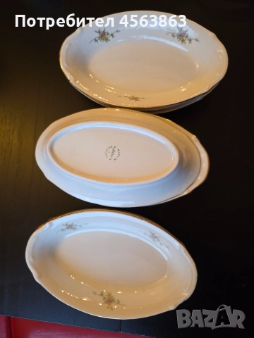 Порцеланови елипси , снимка 2 - Чинии - 52594188