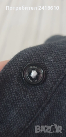Moncler Pique Cotton Mens Size S ОРИГИНАЛ Мъжка блуза!, снимка 8 - Блузи - 53668265