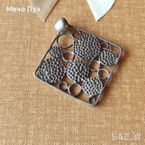 Сребърна висулка (59), снимка 2 - Колиета, медальони, синджири - 49841066