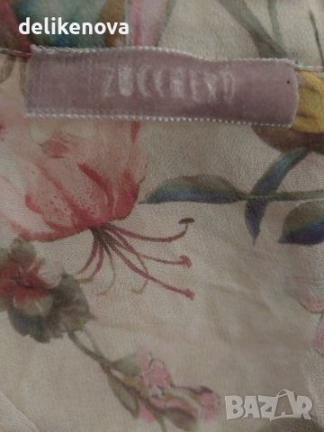 ZUCCHERO. Made in Italy. Size S-M 100% Коприна, снимка 3 - Ризи - 40206702