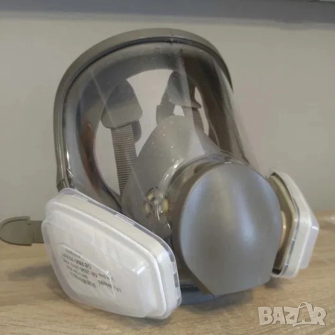 Респираторна предпазна маска за цяло лице с филтри | Еквивалент на 3М 6800, снимка 10 - Други инструменти - 46137068