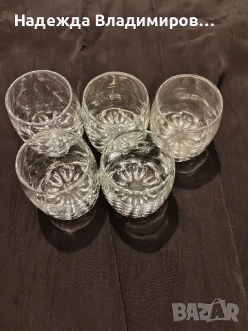 Три комплекта стъклени чаши , снимка 6 - Чаши - 48579152