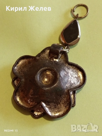 СРЕБРИСТ МЕДАЛЬОН с МОТИВ на РОЗА ТЮДОР 43090, снимка 7 - Колиета, медальони, синджири - 52503258