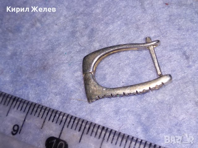 ЕЛЕГАНТНА СРЕБЪРНА СКЪПОЦЕННА АНГЛИЙСКА АР ДЕКО ОБЕЦА СРЕБРО 925 с ЮВЕЛИРНО ФАСЕТИРАНИ ЦИРКОНИ 38209, снимка 12 - Обеци - 40938866