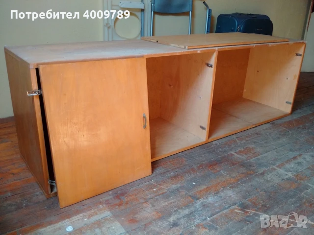 Гардероб Масив С Огледало И Надстройка, снимка 4 - Гардероби - 50590581