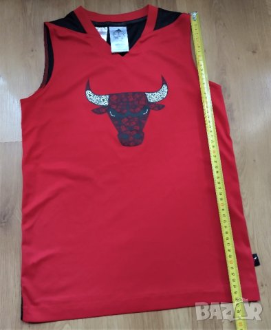 NBA / Chicago Bulls / Adidas - детски баскетболен потник за 152см., снимка 7 - Детски тениски и потници - 41936362