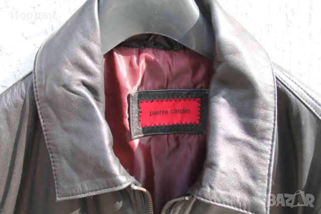 Мъжко кожено яке ''Pierre Cardin '', снимка 2 - Якета - 42435185