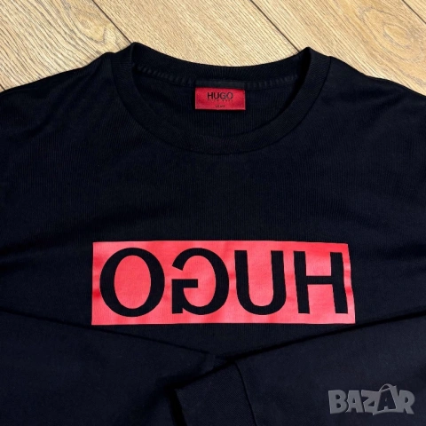 Мъжка блуза Hugo Reversed Logo | S размер, снимка 3 - Блузи - 53386841