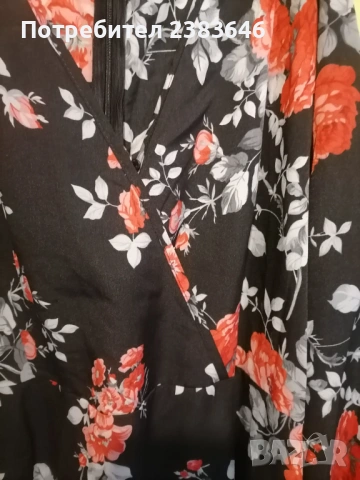 Дълга официална дамска рокля от полиестер, снимка 2 - Рокли - 53401134