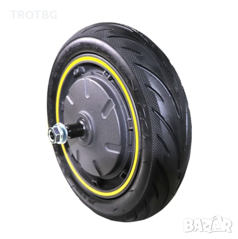 Оригинален мотор за Ninebot Max G30 в комплект с 10-инча гума, 350W 36V двигател за тротинетка, снимка 3 - Друга електроника - 52637289