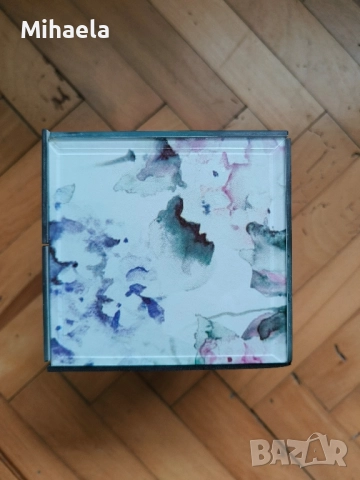 Луксозна кутия за бижута с кадифена вътрешност – 2 чекмеджета, флорален дизайн, снимка 4 - Подаръци за жени - 52187270