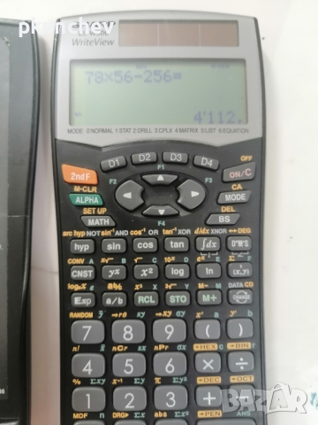 Научен калкулатор Sharp EL W506 B Writeview, снимка 2 - Друга електроника - 44929086