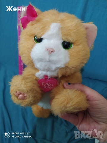 Интерактивно плюшено коте Daisy FurReal Friends Hasbro , снимка 4 - Музикални играчки - 44820552