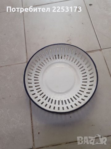 Стара емайлирана фруктиера, снимка 1