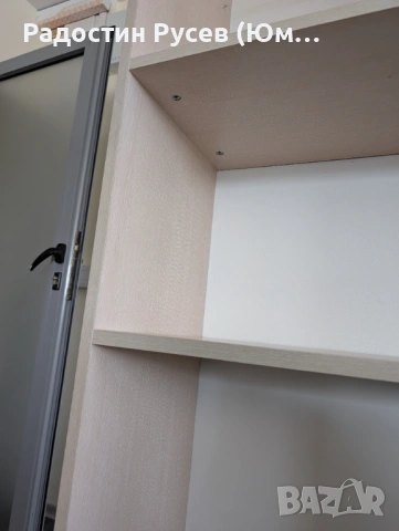 Секция (Етажерка) дървена с 4 рафта - 60х35х197см, снимка 4 - Секции и витрини - 53861233