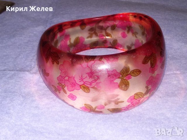 ПРЕКРАСНА ФЛОРАЛНО УКРАСЕНА МОДНА АРТ ГРИВНА 16999