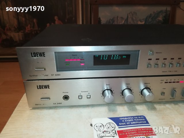 LOEWE AMPLIFIER & LOEWE TUNER-ВНОС SWISS LNV0707231147, снимка 7 - Ресийвъри, усилватели, смесителни пултове - 41476405