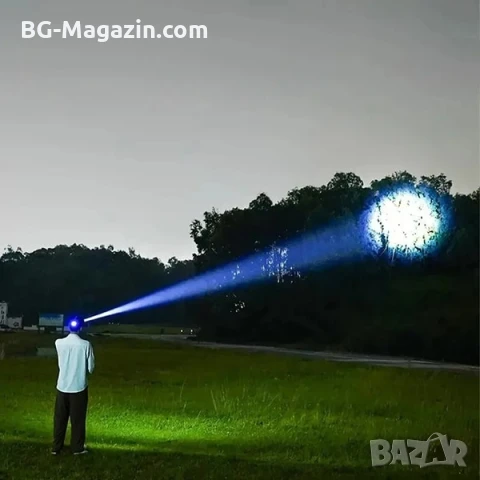 Професионален мощен далекобоен лед лазерен челник за глава риболов каска лов Power Bank PM10-TG, снимка 7 - Къмпинг осветление - 50938325