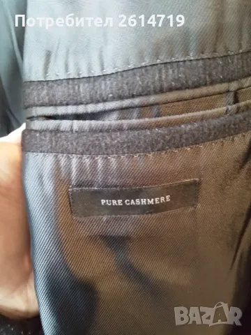 Кашмирено мъжко палто Ermenegildo Zegna, снимка 5 - Палта - 48593344