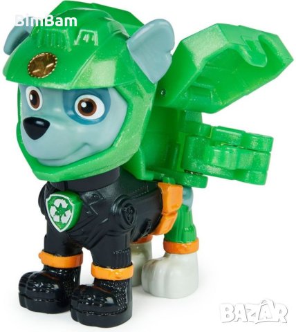 Фигурка Paw Patrol Moto Pups - Роки със значка / Rocky, снимка 2 - Фигурки - 44405200