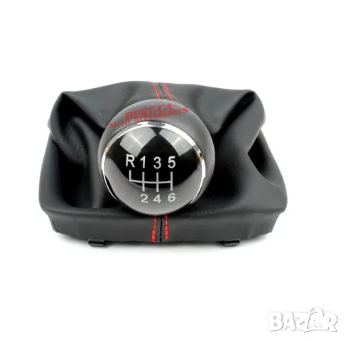 Топка скоростен лост с маншон червен шев подходящ за Seat Leon 3 Mk3 5F 5 и 6 скорости (2013-2020), снимка 6 - Аксесоари и консумативи - 49053179