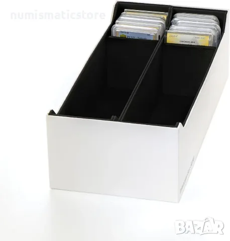 Leuchtturm Intercept XL 50 Slabs капсули за 50 сертифицирани монети! , снимка 2 - Нумизматика и бонистика - 56336899