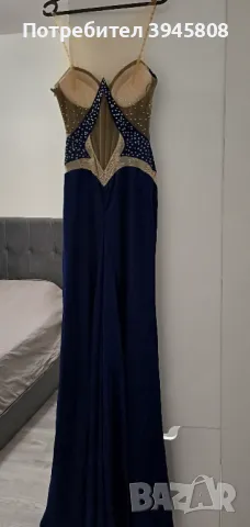 Бална стилна рокля с камъни Svarovski +обуки с камъни Svarovski на Lyuboten, снимка 2 - Рокли - 47698438