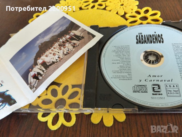 LOS SABANDENOS, снимка 3 - CD дискове - 44518091