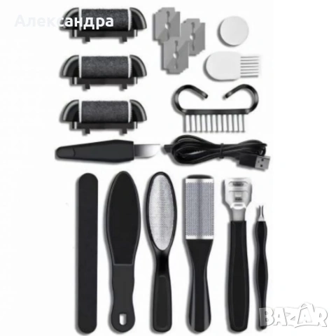 Електричска пила за крака - пълен комплект за базов педикюр, снимка 9 - Други - 53626756