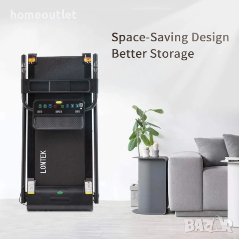 Сгъваема пътека за бягане LONTEK PBJ-P5, снимка 3 - Фитнес уреди - 52521416