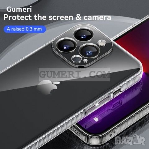 Apple iPhone 13 Pro Max Силиконов Прозрачен Гръб Със Защита За Задната Камера, снимка 8 - Калъфи, кейсове - 35921692