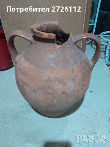 Дървена кора декорация Глинен съд и Гоблен , снимка 2 - Декорация за дома - 42288548