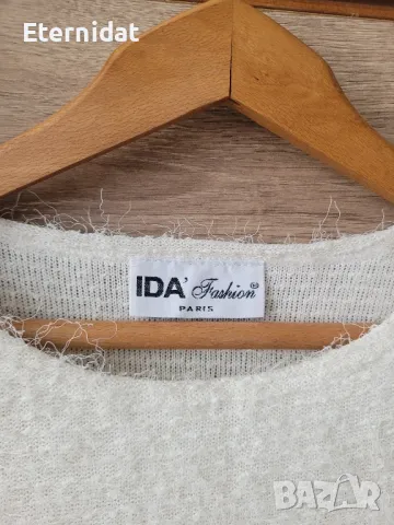 Бяла блзука и черен панталон , снимка 3 - Блузи с дълъг ръкав и пуловери - 50264691