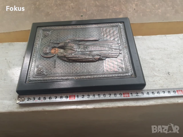 Стара сребърна икона със сертификат, снимка 6 - Антикварни и старинни предмети - 51276536