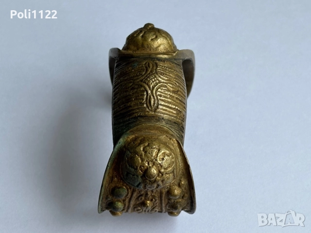 Възрожденска гривна рогатка, снимка 2 - Антикварни и старинни предмети - 51744510