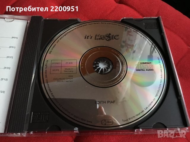 EDITH PIAF, снимка 4 - CD дискове - 39538188