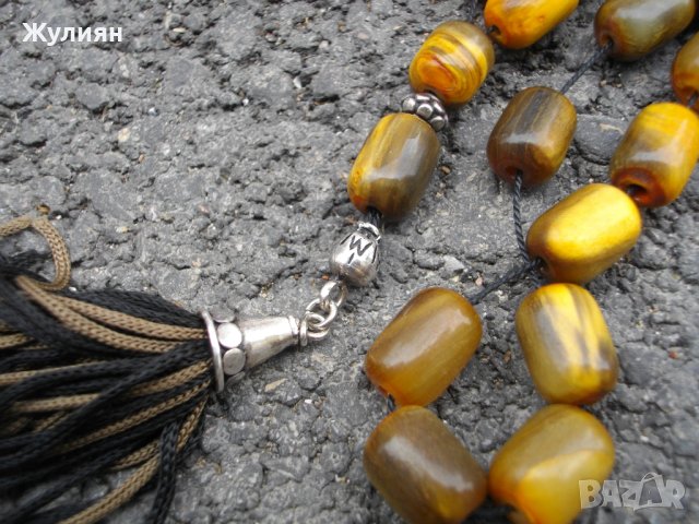 СТАРА БРОЕНИЦА БИВОЛСИ РОГ СЪС СРЕБЪРЕН ПИСКЮЛ, снимка 3 - Антикварни и старинни предмети - 40368909