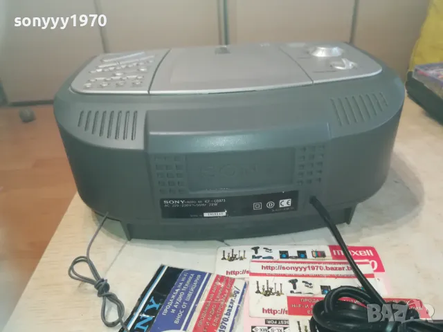 SONY ICF-CD873 CD RADIO-ВНОС SWISS 1011241403LNWCR, снимка 15 - Аудиосистеми - 47912842