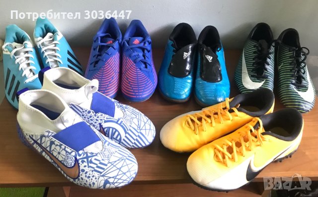 Детски футболни обувки, стоножки - NIKE MERCURIAL 38 номер, снимка 6 - Футбол - 44244552