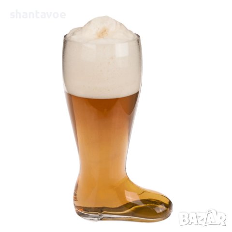 Гигантски XXL стъклен ботуш за бира – 2 литра, снимка 3 - Подаръци за мъже - 42575339