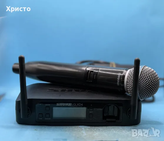 Безжична вокална система Shure GLX-D GLXD24/B58A Digital Wireless System – GLXD4 + BETA 58A