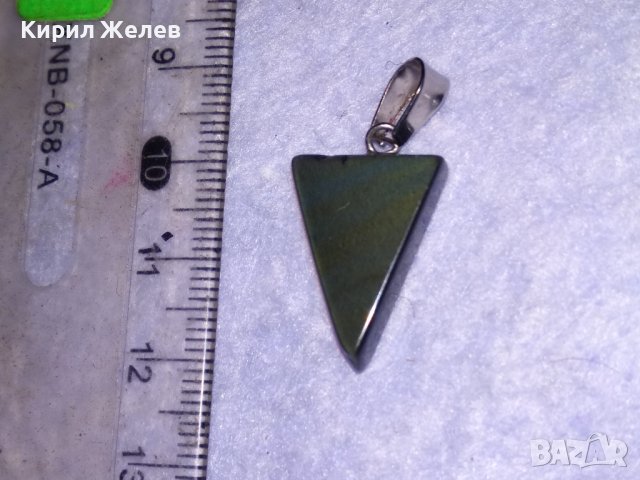 АРТИСТИЧЕН ВИНТИДЖ - АРТ МЕДАЛЬОН от ПОЛИРАН ПОЛУСКЪПОЦЕНЕН КАМЪК МРАМОРЕН ЧЕРЕН ОНИКС 38652, снимка 5 - Колиета, медальони, синджири - 41622900