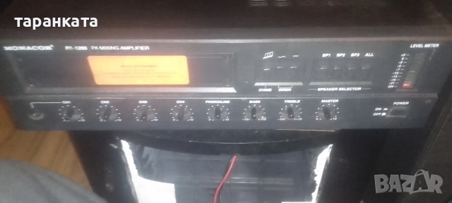 усилвател MONACOR предназначен за 110 волтови тонколони , снимка 2 - Тонколони - 53310882