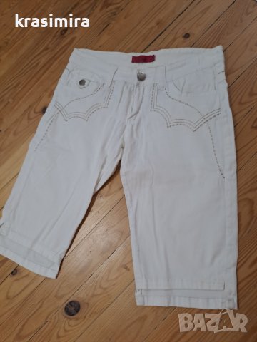Блузка с бели панталонки, снимка 5 - Къси панталони и бермуди - 40850084