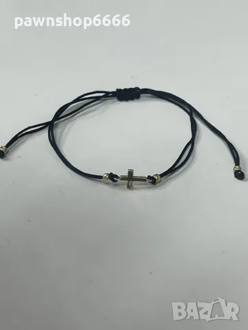 Регулираща се гривна със златни елементи, снимка 5 - Гривни - 47783594